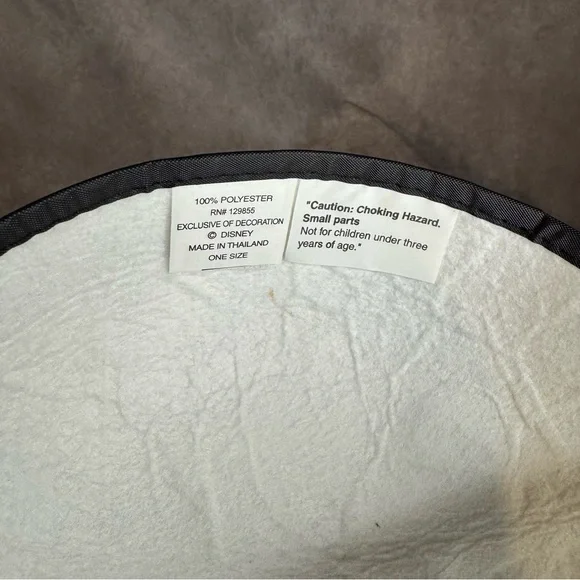 Disney Parks | Minnie Mouse Ears Hat Pink/Black Polka Dot Bows Feather Sequins - Picture 7 of 9